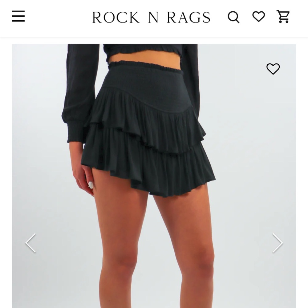 Black rock N rags sunshine daydream skirt